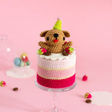 Load image into Gallery viewer, A Puppy in a Cake | PDF Crochet Pattern - AiraliDesign
