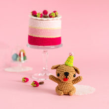 Load image into Gallery viewer, A Puppy in a Cake | PDF Crochet Pattern - AiraliDesign
