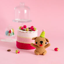 Load image into Gallery viewer, A Puppy in a Cake | PDF Crochet Pattern - AiraliDesign
