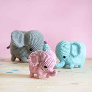 Elvie the Amigurumi Elephant | PDF Crochet Pattern