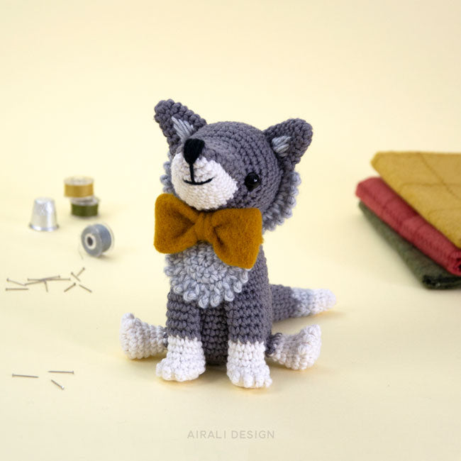 Italo the Amigurumi Wolf | PDF Crochet Pattern