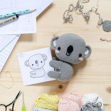 Load image into Gallery viewer, Mini and Maxi amigurumi Koalas | PDF Crochet Pattern
