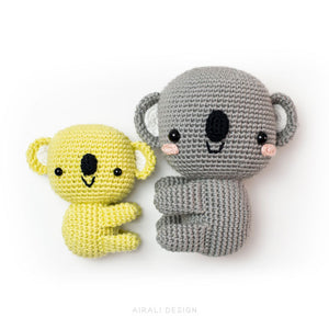 Mini and Maxi amigurumi Koalas | PDF Crochet Pattern