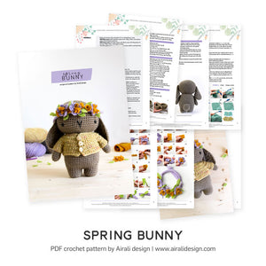 Amigurumi Spring Bunny | PDF Crochet Pattern