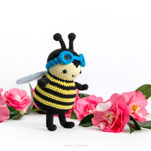 Load image into Gallery viewer, Zeno the Amigurumi Bumblebee | PDF Crochet Pattern
