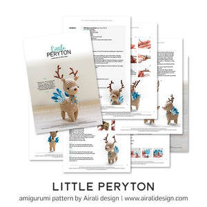 Little Peryton Amigurumi | Fantasy Mythological Creature | PDF Crochet Pattern