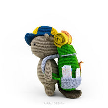 Load image into Gallery viewer, Lenny the Amigurumi Beaver | PDF Crochet Pattern
