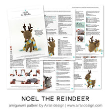 Load image into Gallery viewer, Noel the Amigurumi Reindeer | PDF Crochet Pattern
