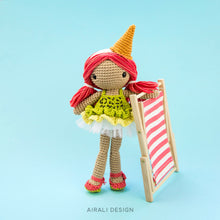 Load image into Gallery viewer, Lorena the Ice-cream Amigurumi Doll | PDF Crochet Pattern
