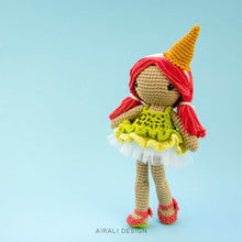Load image into Gallery viewer, Lorena the Ice-cream Amigurumi Doll | PDF Crochet Pattern
