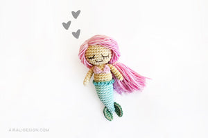 Sandrine the Little Amigurumi Mermaid | PDF Crochet Pattern