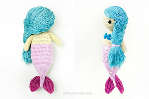 Sandra the Amigurumi Mermaid | PDF Crochet Pattern