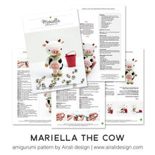 Load image into Gallery viewer, Mariella the Amigurumi Cow | PDF Crochet Pattern
