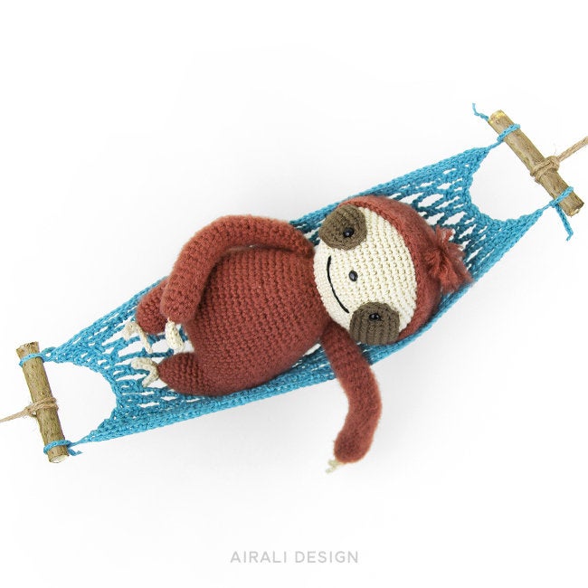 Brando the Amigurumi Sloth | PDF Crochet Pattern