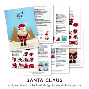 Santa Claus Amigurumi | PDF Crochet Pattern