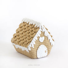 Load image into Gallery viewer, Nordic Gingerbread House | PDF Crochet Pattern
