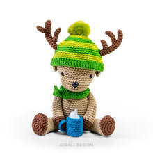 Load image into Gallery viewer, Dasher the Amigurumi Reindeer | PDF Crochet Pattern
