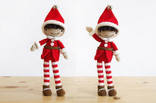 Load image into Gallery viewer, Santa&#39;s Helper Amigurumi Elf | PDF Crochet Pattern
