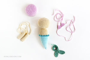 Sandrine the Little Amigurumi Mermaid | PDF Crochet Pattern