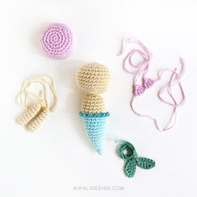 Load image into Gallery viewer, Sandrine the Little Amigurumi Mermaid | PDF Crochet Pattern
