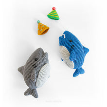 Load image into Gallery viewer, Party Shark Amigurumi | PDF Crochet Pattern
