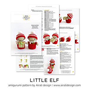 Christmas Elf Amigurumi | PDF Crochet Pattern